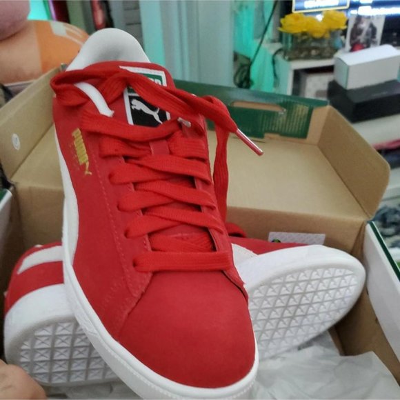 Puma High Risk Suede Red Men  sz 8.5 main image 4